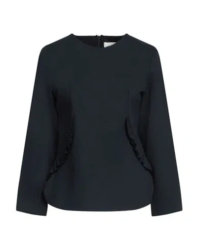 Meimeij Woman Top Midnight Blue Size 4 Viscose, Polyamide, Elastane