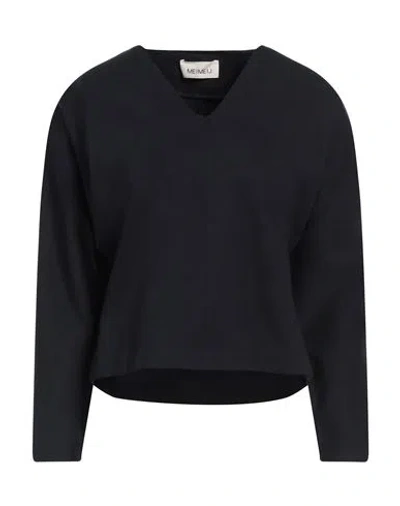 Meimeij Woman Top Midnight Blue Size 4 Viscose, Polyamide, Elastane