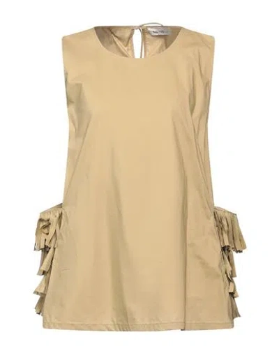 Meimeij Woman Top Military Green Size 8 Cotton