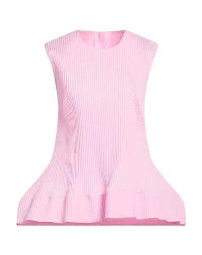 Meimeij Woman Top Pink Size 6 Polyester, Cotton, Polyamide