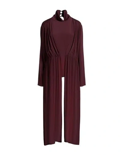 Meimeij Woman Top Plum Size 6 Acetate, Silk In Brown