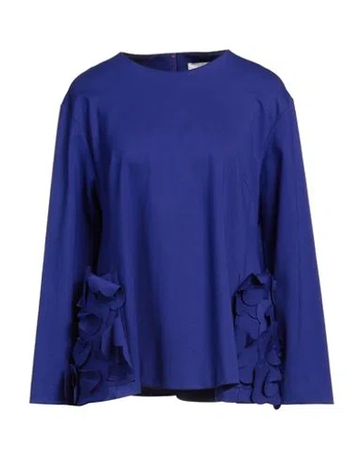 Meimeij Woman Top Purple Size 4 Viscose, Polyamide, Elastane