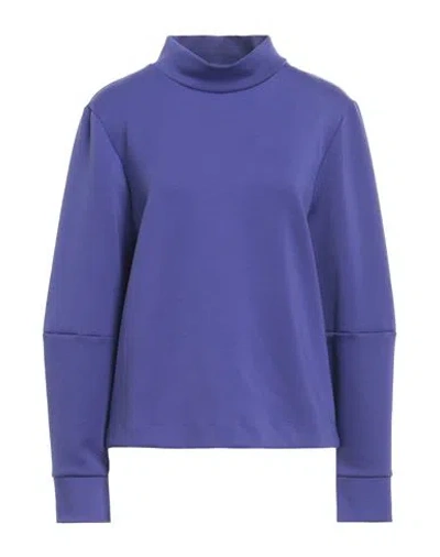 Meimeij Woman T-shirt Purple Size 8 Polyester, Elastane