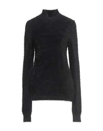 Meimeij Woman Turtleneck Black Size 8 Polyamide, Elastane