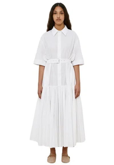 Meimeij Women's Dress  Chemisier In White