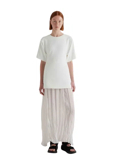 Meimeij Women's Dress  In White