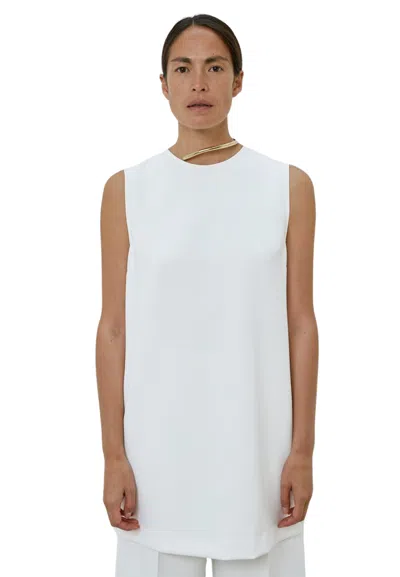 Meimeij Women's Dress  Straight Line In White