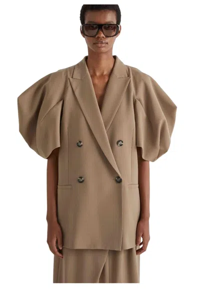 Meimeij Women's Jacket  In Brown