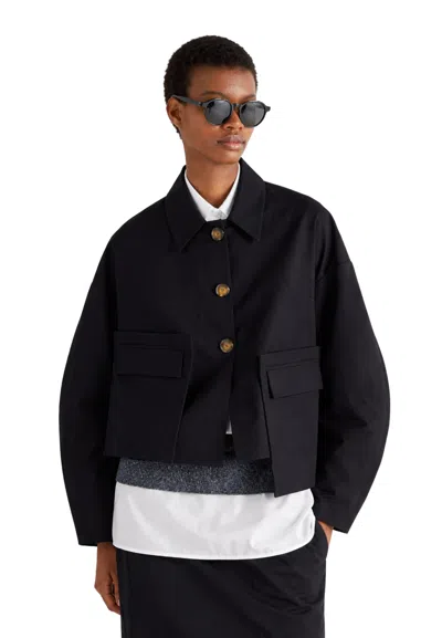 Meimeij Women's Jacket  Three Buttons In Black