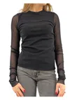 Meimeij Women's Knit  Long Sleeve In Black