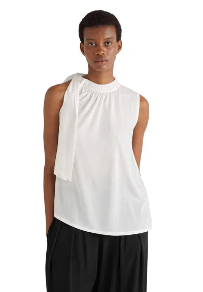 Meimeij Women's Top  Knitted In White