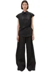 Meimeij Women's Trousers  Macram In Black