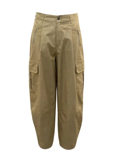 Meimeij Women's Trousers  In Green