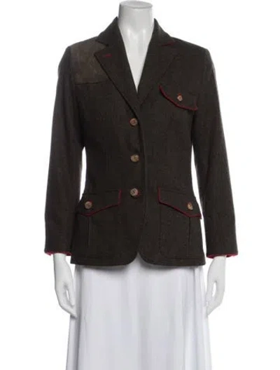 Pre-owned Meindl Wool Blazer In Brown