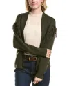 Meir Fringe Wool & Cashmere-blend Cardigan In Green