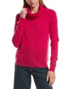 Meir Turtleneck Wool & Cashmere-blend Tunic Sweater In Brown