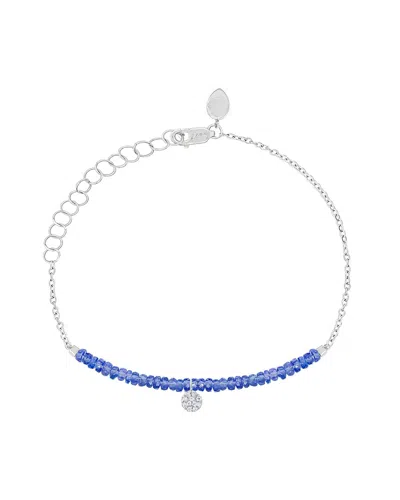 Meira T 14k 0.04 Ct. Tw. Diamond Bracelet In Metallic
