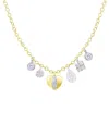 Meira T 14k 0.08 Ct. Tw. Diamond Dainty Necklace In Multi
