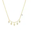 Meira T 14k 0.09 Ct. Tw. Diamond Charm Necklace