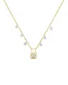 Meira T 14k 0.11 Ct. Tw. Diamond Charm Necklace In Gold