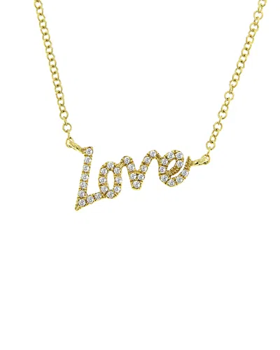 Meira T 14k 0.11 Ct. Tw. Diamond Necklace