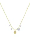 Meira T 14k 0.14 Ct. Tw. Diamond Necklace
