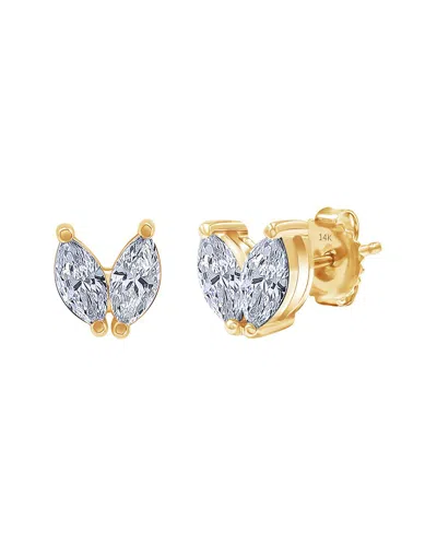 Meira T 14k 0.43 Ct. Tw. Lab-grown Diamond Earrings In Gold