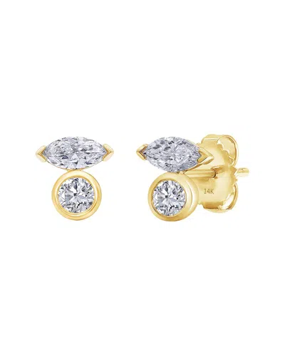 Meira T 14k 0.75 Ct. Tw. Lab-grown Diamond Earrings In Gold