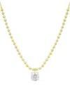 Meira T 14k 1.00 Ct. Tw. Lab-grown Diamond Solitaire Necklace