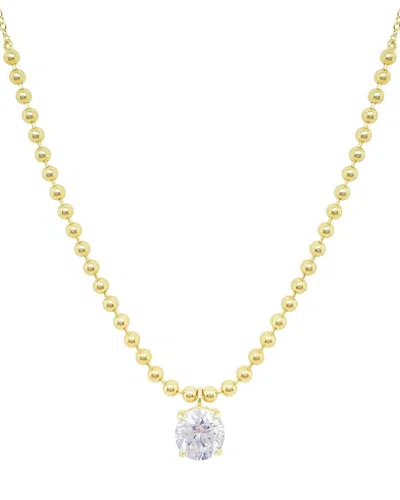 Meira T 14k 1.00 Ct. Tw. Lab-grown Diamond Solitaire Necklace In Gold