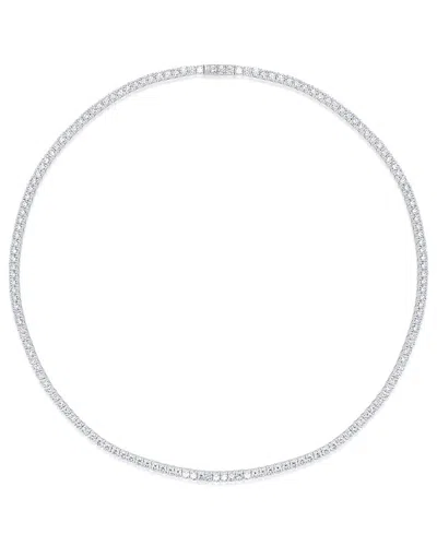 Meira T 14k 10.00 Ct. Tw. Lab-grown Diamond Tennis Necklace In Metallic