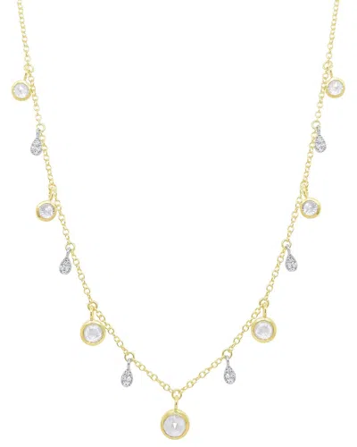 Meira T 14k 1.12 Ct. Tw. Diamond & Rough Diamonds Necklace In Gold