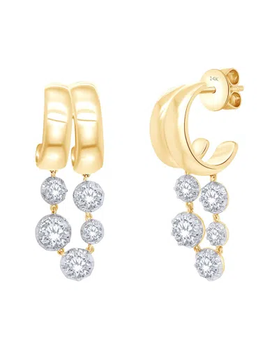 Meira T 14k 2.00 Ct. Tw. Lab-grown Diamond Earrings In Gold