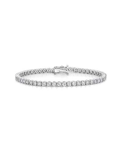 Meira T 14k 4.00 Ct. Tw. Lab-grown Diamond Tennis Bracelet In White