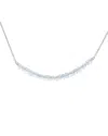 Meira T Women's 14k White Gold & Blue Topaz Beaded Necklace