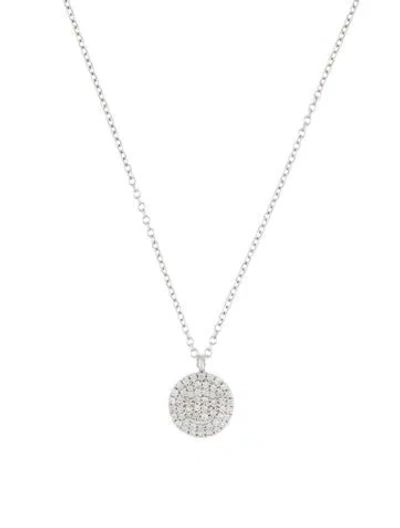 Pre-owned Meira T 14k Diamond Smiley Face Pendant Necklace, 18" In Multi