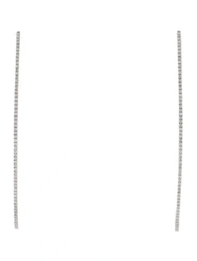 Pre-owned Meira T 14k Diamond Threader Earrings In Multi