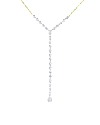 Meira T 14k Diamond Y Lariat Necklace In Purple