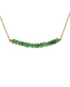 Meira T 14k Emerald Bead Necklace