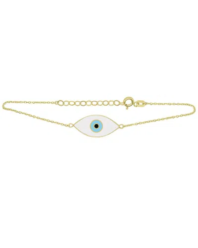 Meira T 14k Evil Eye Bracelet In Gold