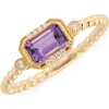 Meira T 14k Gold & Amethyst Ring