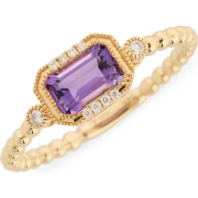 Meira T 14k Gold & Amethyst Ring