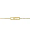 Meira T 14k Love Bracelet