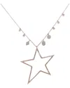 MEIRA T MEIRA T 14K ROSE GOLD 0.83 CT. TW. DIAMOND STAR NECKLACE