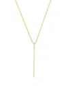 Meira T 14k White & Yellow Gold Diamond Disc Lariat Necklace, 16-18 In Gold