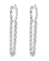 Meira T Women's 14k White Gold & Diamond Loop Drop Earrings In White