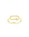 Meira T 14k Yellow Gold Diamond Accent Openwork Ring In Gold