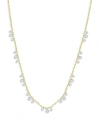 MEIRA T 14K YELLOW GOLD SCATTERED DIAMONDS NECKLACE, 18