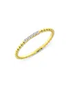 Meira T 18k Yellow Gold Diamond Ball Ring In Gold