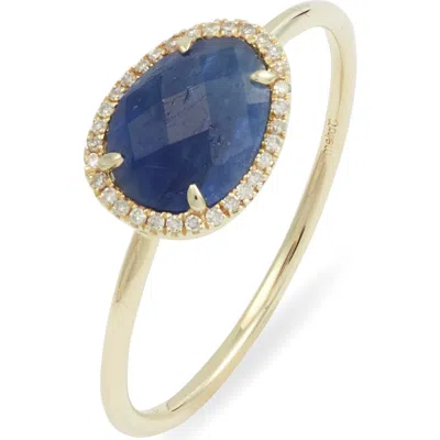Meira T Blue Sapphire & Diamond Ring